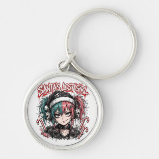パンクアニメクリスマスキーリング サンタガールズギフト キーホルダー