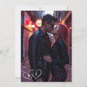 パンクウェディング 招待状 (裏面)