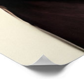 パンクカッコいいロックキツネ10代の若者 ポスター (角)