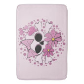 パンクガーリースカル バスマット (正面縦)