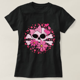 パンクガーリースカル Tシャツ