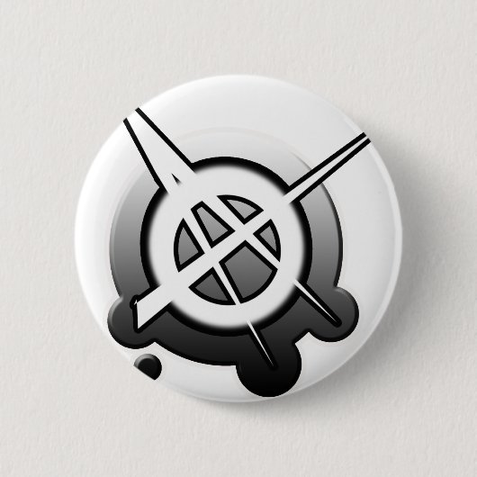 パンクガールズANARCHY PUNK ROCK music 缶バッジ (正面)