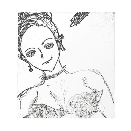 パンクガール…僕はアメリカの女の子アイドルだ ノートパッド (正面)