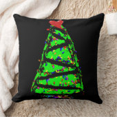 パンククリスマスツリー クッション (ブランケット)