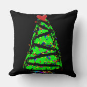 パンククリスマスツリー クッション (正面)
