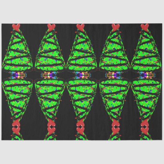 パンククリスマスツリー 薄葉紙 (正面)