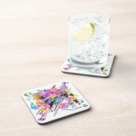 パンクグランジ(ばちゃばちゃ)跳ねるアート コースター