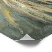 パンクサングラスグラルメスユニークポートレートアート ポスター (角)