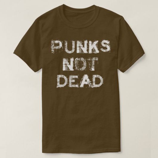 パンクスはデッドロゴではない Tシャツ (デザイン正面)