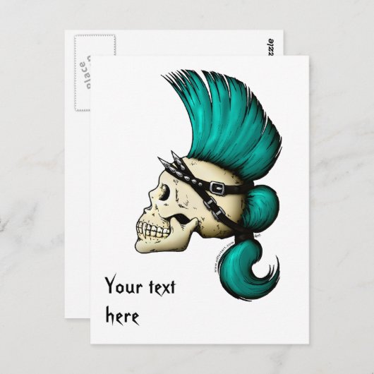 パンクスカル ポストカード (正面/裏面)