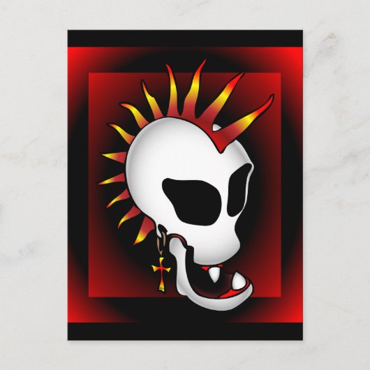 パンクスカル-3 ポストカード (正面)