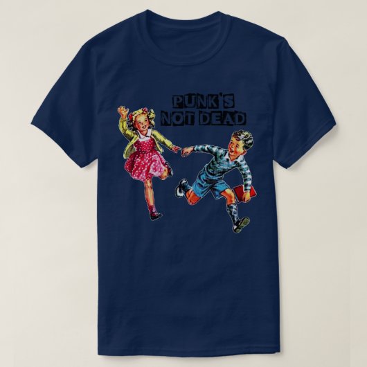 パンクス死んでない少年と少女 Tシャツ (デザイン正面)