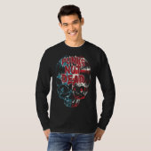 パンクスNot Dead Punk Rock Usa国旗Lpレコード Tシャツ (正面フル)