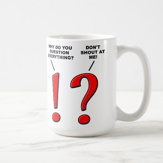 パンクチュエーションマグ コーヒーマグカップ (右)