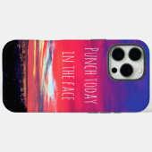 パンクトゥデイ顔ピンクカリフォルニアサンセットコースト Case-Mate iPhoneケース (裏面 (横))