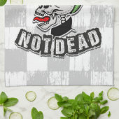 パンクノットデッドスカルモホークパンクロックロッカー キッチンタオル (折り畳み)