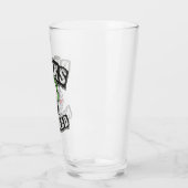 パンクノットデッドスカルモホークパンクロックロッカー タンブラーグラス (左)