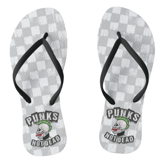 パンクノットデッドスカルモホークパンクロックロッカー ビーチサンダル (ソール)