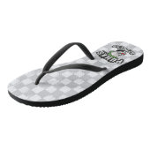 パンクノットデッドスカルモホークパンクロックロッカー ビーチサンダル (アングル)