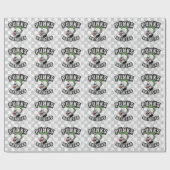 パンクノットデッドスカルモホークパンクロックロッカー ラッピングペーパー (フラット)