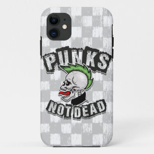 パンクノットデッドスカルモホークパンクロックロッカー iPhone 11 ケース