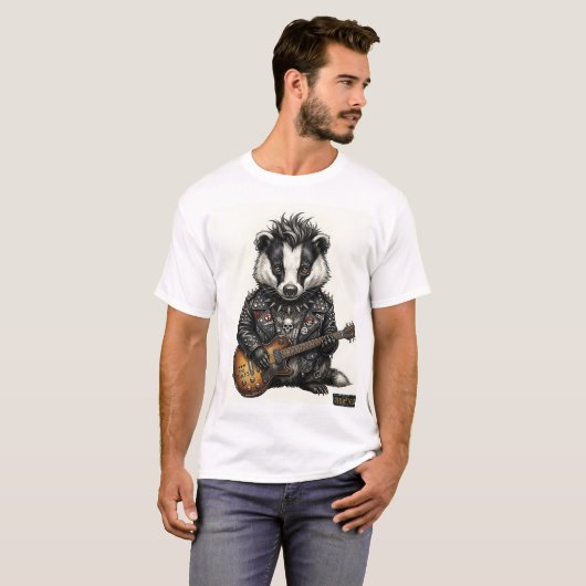 パンクバッドジャー "ALEXA" – 両面エッジィ 3D Tシャツ (正面フル)