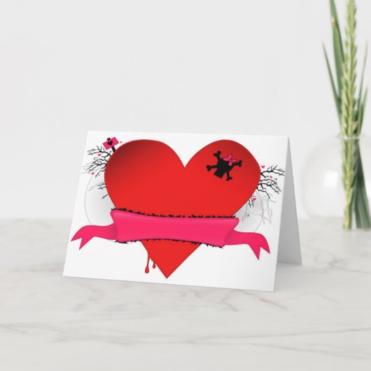 パンクバレンタインカード シーズンカード (正面)