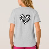 パンクバレンタインハート Tシャツ (裏面)