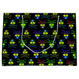 パンクパイレーツ幽霊スカルコバルト悪夢ブルー ラージペーパーバッグ