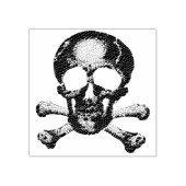 パンクパイレーツ幽霊スカル ラバースタンプ (インプリント)