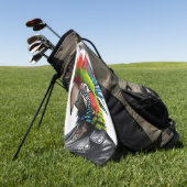 パンクパロット ゴルフタオル (グリーン)