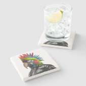 パンクパロット ストーンコースター (横)