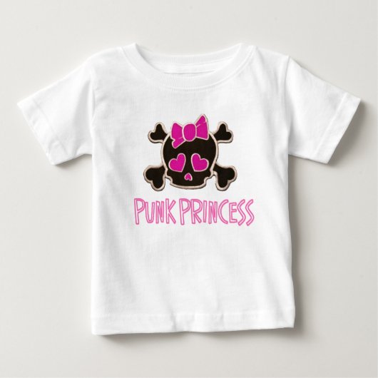 パンクプリンセス ベビーTシャツ (正面)