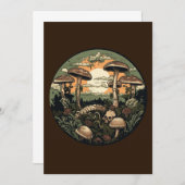 パンクマッシュルームの森 招待状 (正面/裏面)