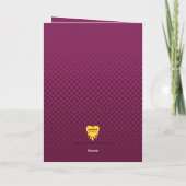 パンクマンガ10代のゲーマーガール14誕生日 カード (裏面)