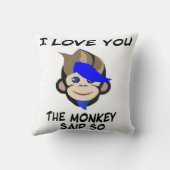 パンクモンキーキュート愛子供部屋キッズルーム クッション (裏面)