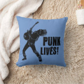 パンクライフ!金得属?装飾用クッション クッション (ブランケット)