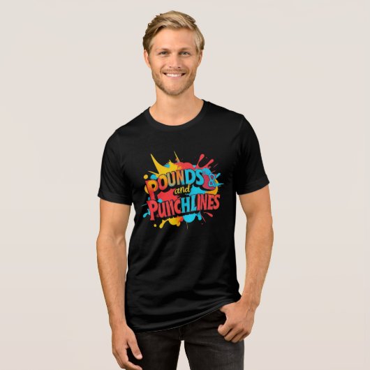 "パンクラインのポンド" トライブレンドTシャツ (正面全面)