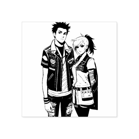 パンクロッカーズラバースタンプ ラバースタンプ (インプリント)