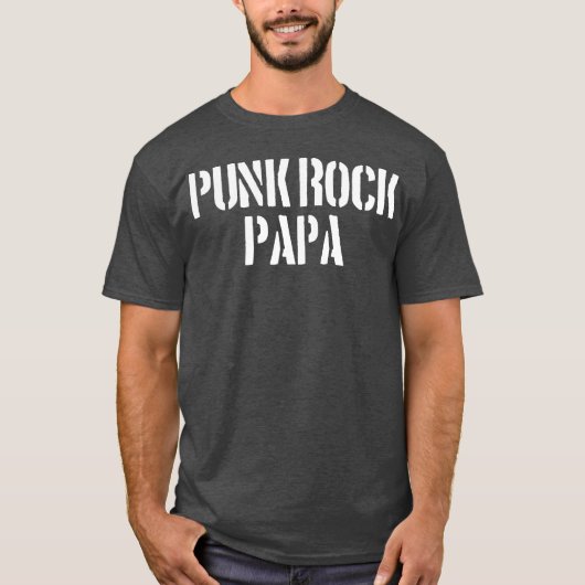 パンクロックなパパ友達 Tシャツ (正面)