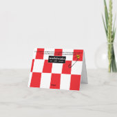 パンクロックのクリスマス シーズンカード (裏面)