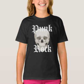 パンクロックのドクロギフト Tシャツ