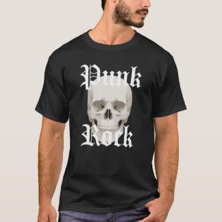 パンクロックのドクロギフト Tシャツ