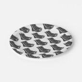 パンクロックのパーティーの紙皿 ペーパープレート (アングル)