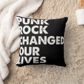パンクロックは私達の生命を変えました クッション (ブランケット)