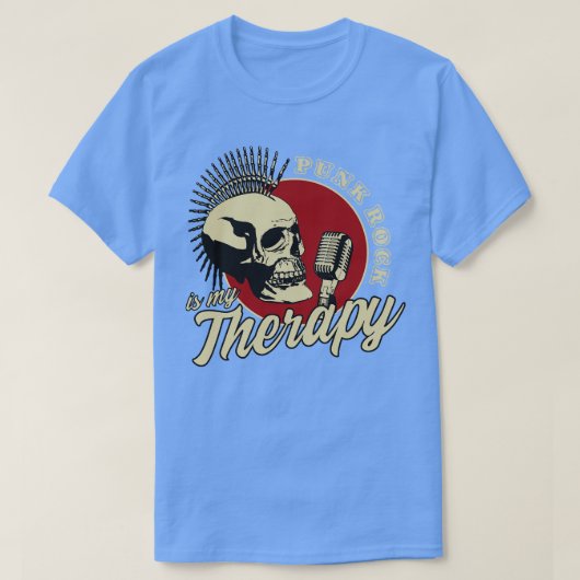 パンクロックイズマイセラピー Tシャツ (デザイン正面)