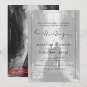 パンクロックウェディング 招待状 (正面/裏面)