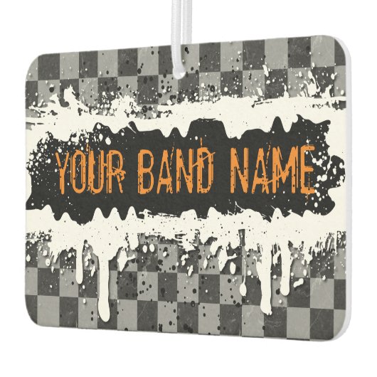 パンクロックカスタムスワッグバンドマーチミュージックミュージシャン カーエアーフレッシュナー (左)