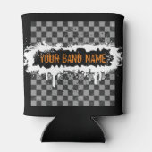 パンクロックカスタムスワッグバンドマーチミュージックミュージシャン 缶クーラー (裏面)