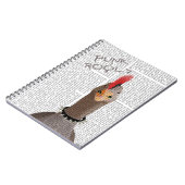 パンクロックガチョウ ノートブック (左側)